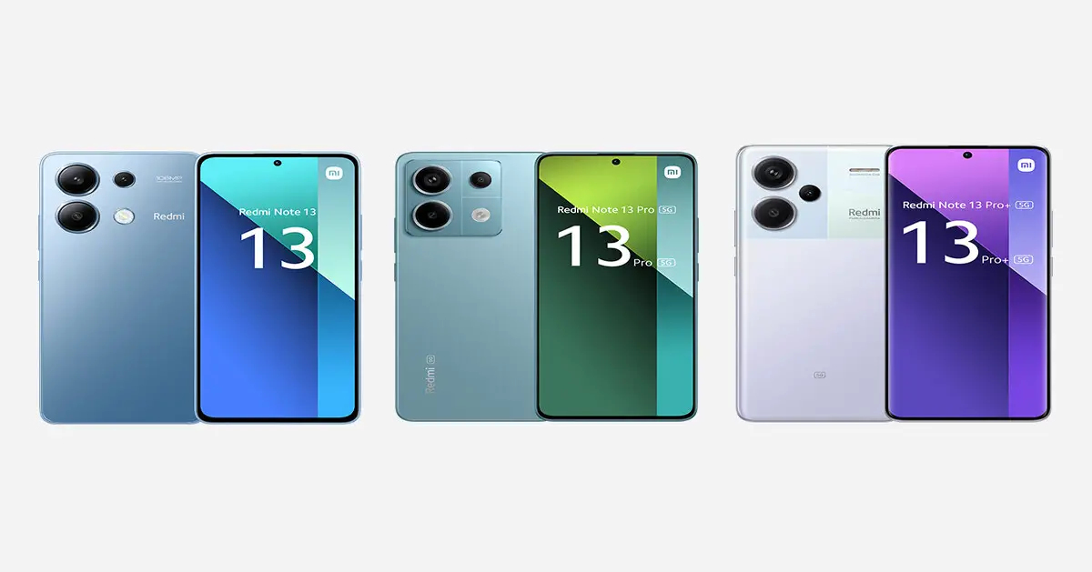 Xiaomi Redmi Note 13 series are here: all the differences explained -  PhoneArena